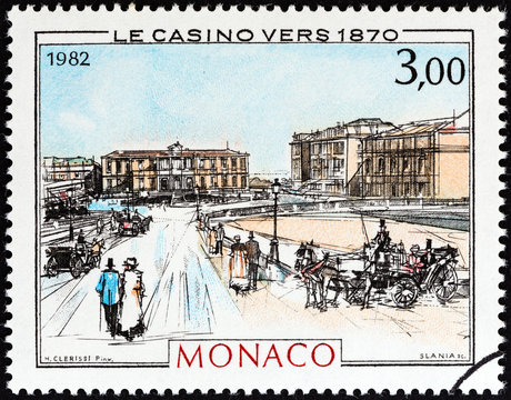 Casino 1870 painting by Hubert Clerissi (Monaco 1982)