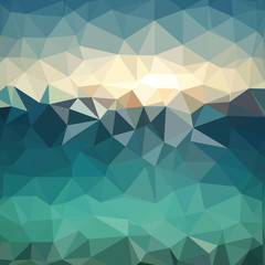 Triangle background. Colorful polygons. Abstract background