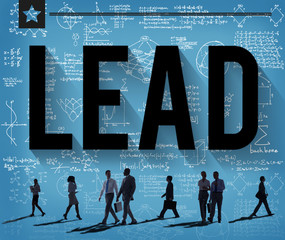 Lead Leadership Management Support Team Concept