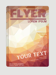  flyer brochure design templates.Elements geometric abstract