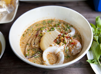 Thai Food Tom Yum Seafood