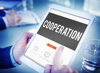 Cooperation Partnership Teamwork Connection Concept