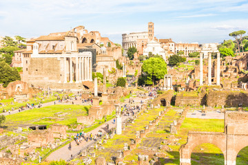 Obraz premium Roman Forum in Rome, Italy