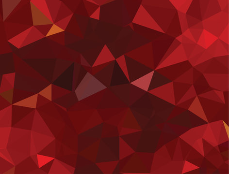 Abstract red crystal background