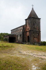 Fototapeta na wymiar Abandoned christian church
