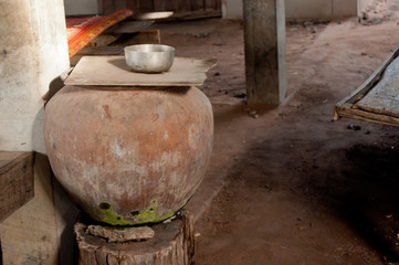 Water jar of countryside.