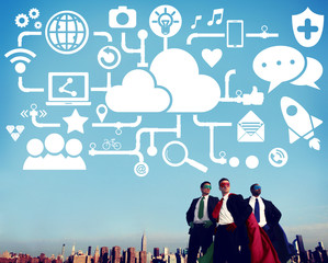 Social Media Social Networking Technology Connection Concept