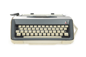 typewriter close up