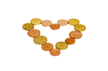 Coin Heart Money Euro