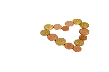 Coin Heart Money Euro
