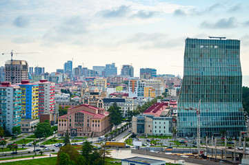 Fototapeta na wymiar Barumi skyline. Republic of Georgia