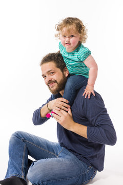 Vater mit Baby