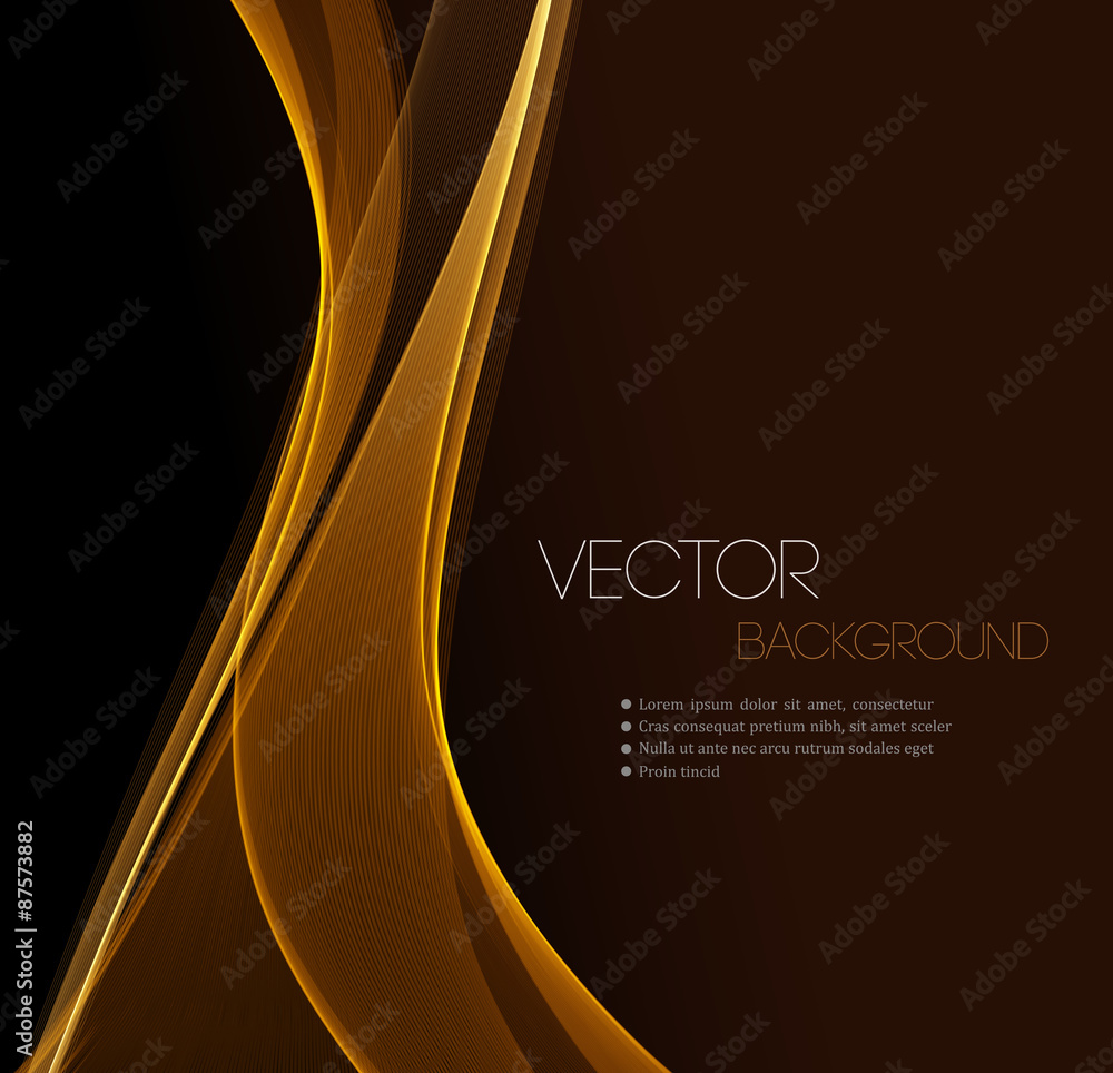 Aufkleber Smooth wave stream line abstract header layout. 