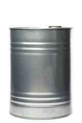 Chemicals drum over the white background