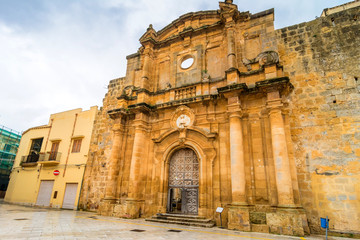 Obraz premium Sant'Ignazio Church ruins in Mazara del Vallo, Sicily
