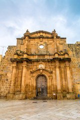 Sant'Ignazio Church ruins in Mazara del Vallo, Sicily