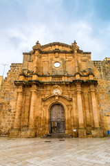 Obraz premium Sant'Ignazio Church ruins in Mazara del Vallo, Sicily