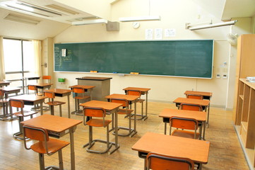 Classroom of japanase high school