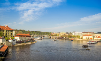 Fototapeta na wymiar Vltava river, Prague
