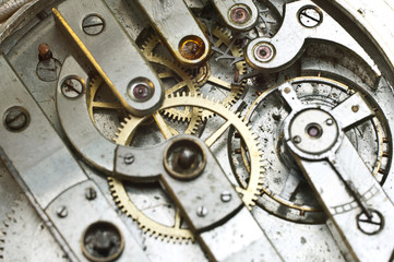 Cogwheels Inside Oldest Clockwork Macro
