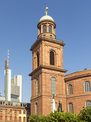 Fototapeta na wymiar Frankfurter Paulskirche in Frankfurt