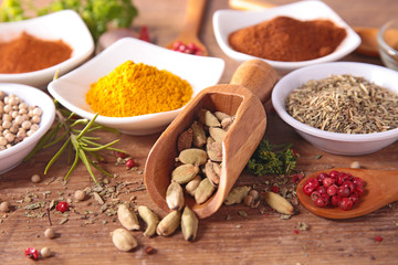 assorted spices and herbs