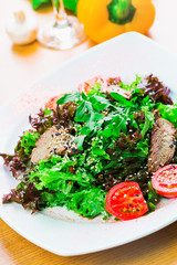 Warm beef salad