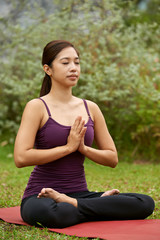 Fototapeta premium lifestyle yogi meditating