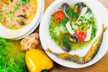 Seafood soup