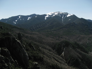 瑞牆山山頂より金峰山