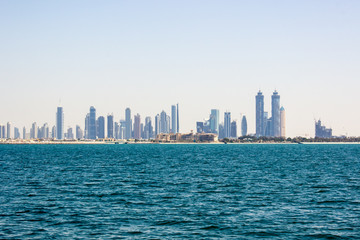 Fototapeta na wymiar Dubai city skyscrapers 2