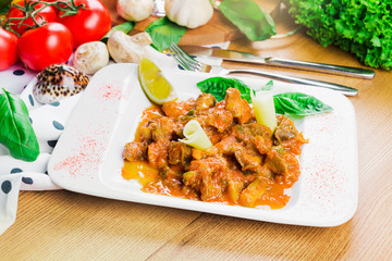 Cooked rapana meat