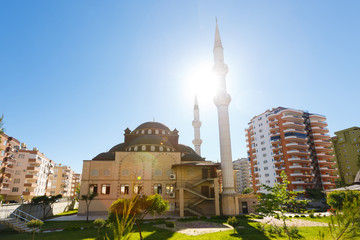 Naklejka premium The Mosque in the province of Mahmutlar, Alanya