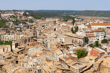 Fototapeta na wymiar The town of Cardona in Catalonia, Spain