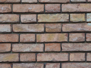 Red brick wall background
