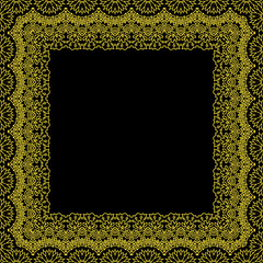 Decorative frame border pattern. 