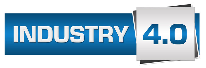 Industry Four Point Zero Blue Grey Horizontal 