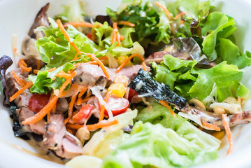 Meat and Salad