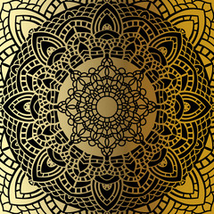 Gold mandala