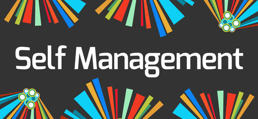 Self Management Dark Colorful Elements 