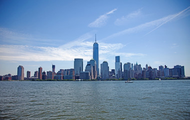 Freedom tower and Manhattan 