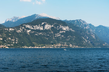 Fototapeta na wymiar Como lake, Italy.