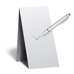 template, sign, label, with pen