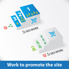 Seo work infographics