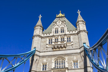 Tower Bridge, blue sky