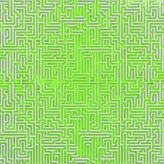 top view of endless maze 3d illustratio 