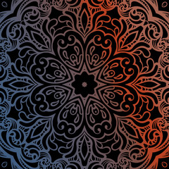 Silver mandala
