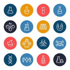 Chemical icon set