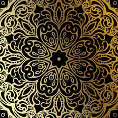Gold mandala