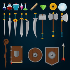 Fantasy medieval game assets - 87591012